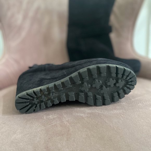 Prada Suede Linea Rossa Ankle Booties - Size 6 (36 1/2) - Picture 5 of 5